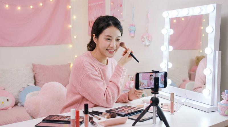 17c一起草美妆视频